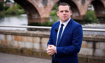 Scottish Conservative leader Douglas Ross pictured in Perth on Tuesday.