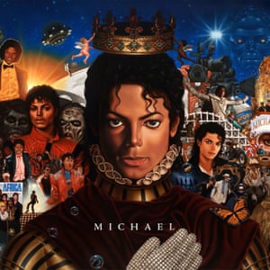 The artwork for the 2010 posthumous album Michael.
