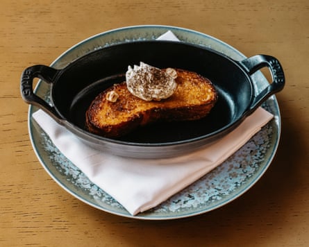 French toast with citrus-infused whipped cream.