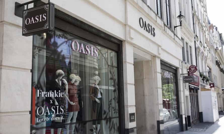 An Oasis store just off Oxford Street