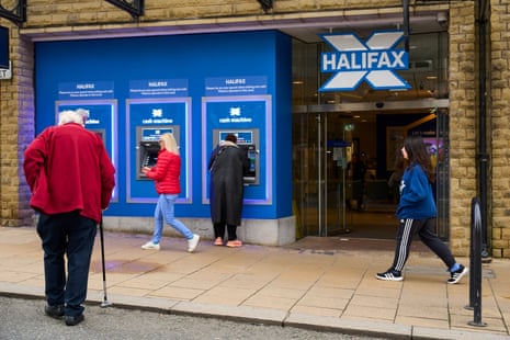 A Halifax branch in the town centre at Halifax, West Yorkshire.