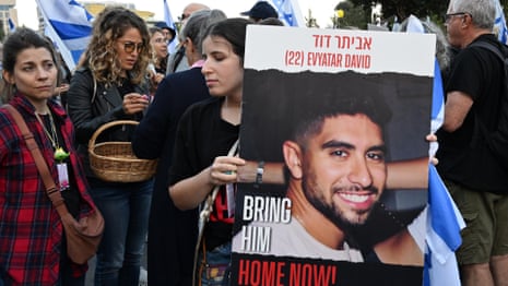 Families of Israeli hostages reach Jerusalem after five-day march – video