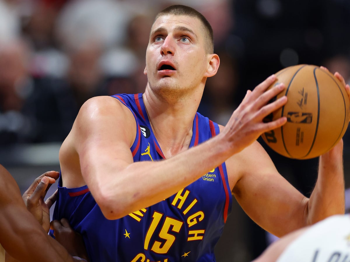 Nikola Jokić's historic night lifts Denver to Game 3 win over Miami in NBA finals | NBA finals | The Guardian