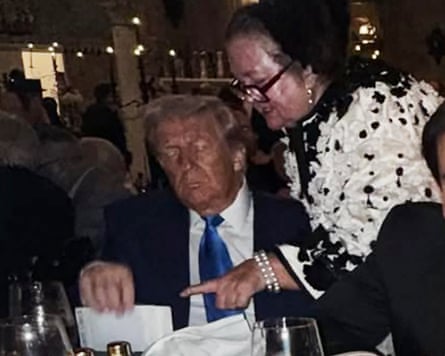 Gina Rinehart with Donald Trump in 2025