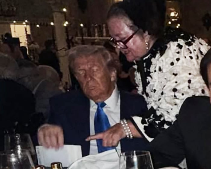 Australia’s richest person Gina Rinehart spotted at Donald Trump’s Halloween party