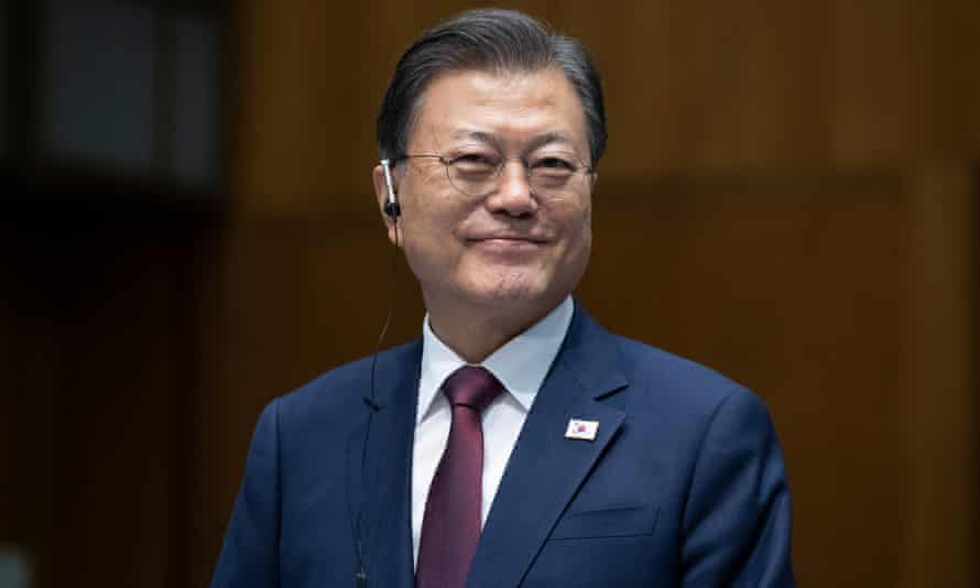 South Korean president Moon Jae-in