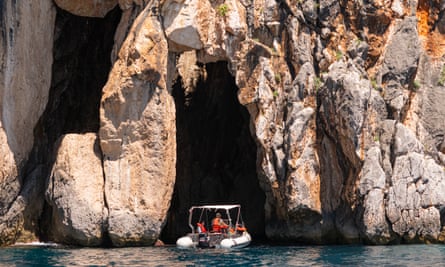 Deep thinking: explore the dramatic coast by boat.