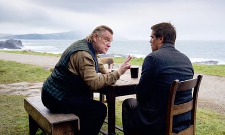 Brendan Gleeson and Colin Farrell in The Banshees of Inisherin.