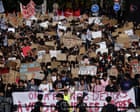 At least 160,000 people take to streets in third week of French school protests