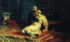 Famous Russian painting of Ivan the Terrible 'seriously damaged' in pole attack