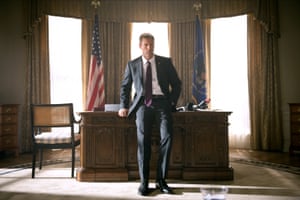 Aaron Eckhart as Benjamin Asher in Olympus Has Fallen.