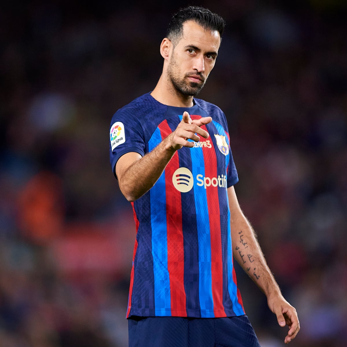 Sergio Busquets trong màu áo Barcelona