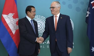 Malcolm Turnbull Hun Sen