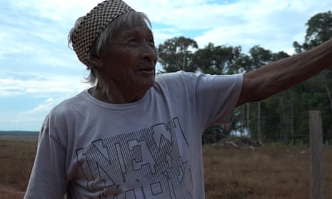 Village elder Xinuxi Mỹky in Menku territory in Brazil
