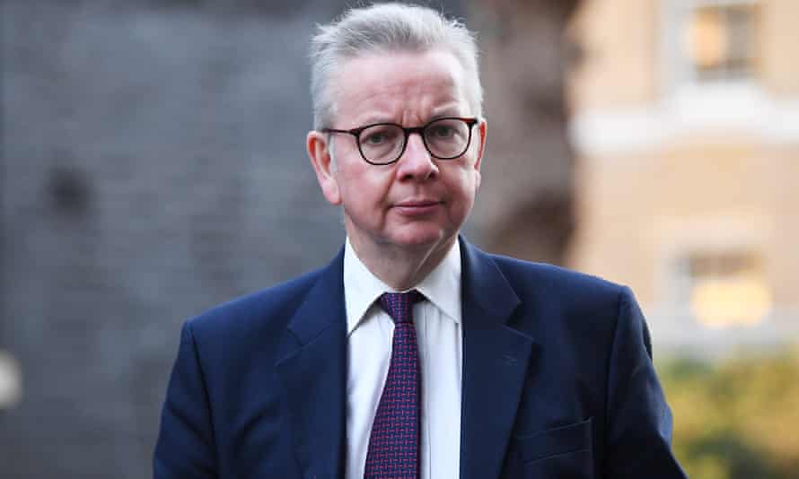 Michael Gove arriving in Downing Street for a cabinet meeting