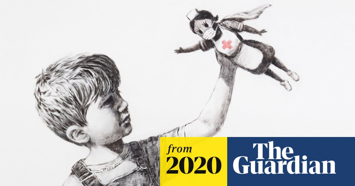 L'omaggio di Banksy alle infermiere, nuove supereroine L'omaggio di Banksy alle infermiere, nuove supereroine