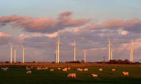 A wind farm in Camber.