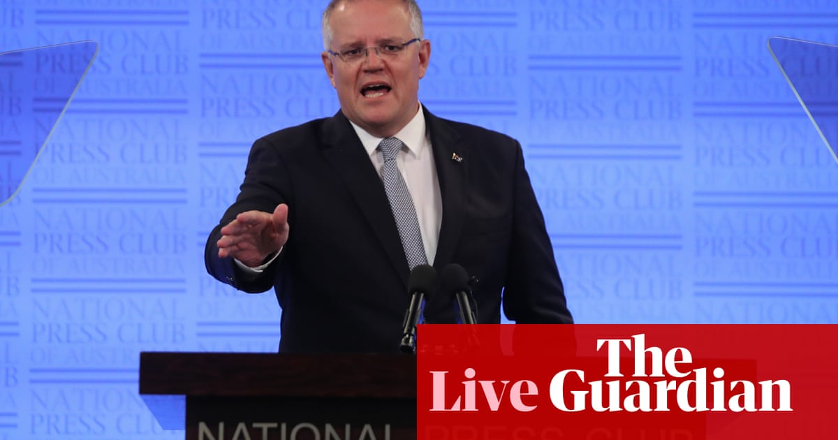 Morrison tells National Press Club: election will be after the budget – politics live