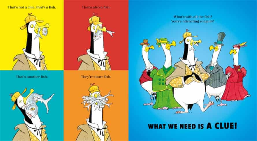 Pure slapstick joy ... Inspector Pinguin is investigating.