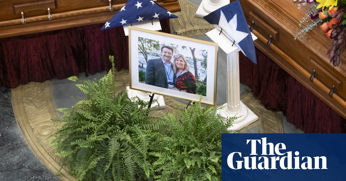 Killed ex-Minnesota lawmaker Melissa Hortman lies in state alongside husband and dog