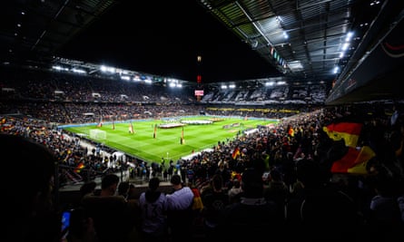 A friendly match between Germany and Belgium in 2023.