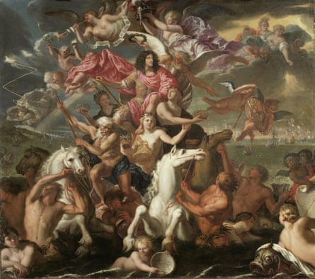 Antonio Verrio’s The Sea Triumph of Charles II, c1674.