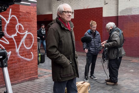 ‘All the stories are true’ … Ken Loach on set.