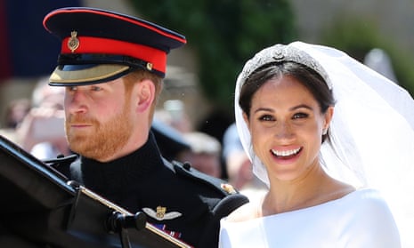 duke and duchess of sussex on their wedding day