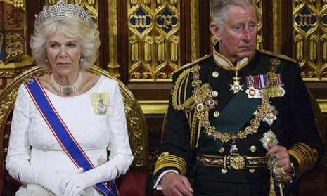 Camilla, now the Queen consort, and King Charles III during the State Opening of Parliament, at the Palace of Westminster in 2014.
