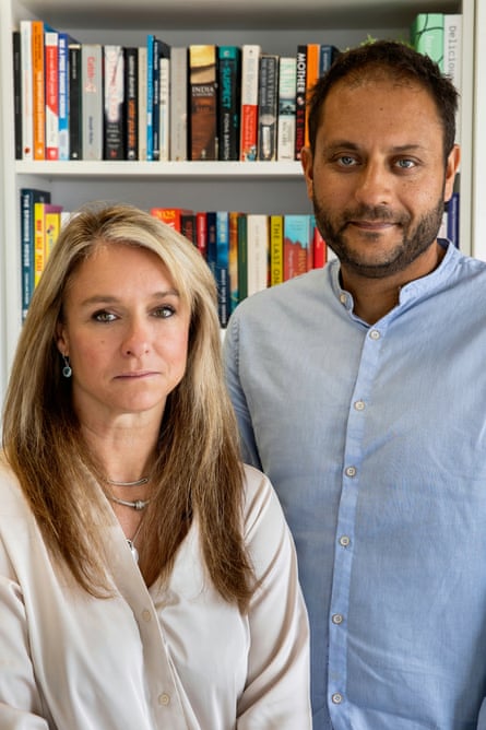 GlobeScribe co-founder Betsy Reavley and Fred Freeman.