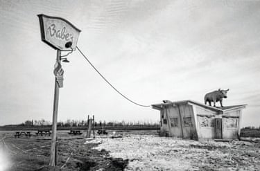 A deserted ice-cream stand in Edmonton, Alberta (from the show Fargo)