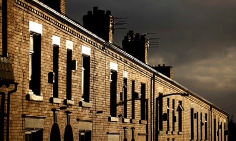 Terraced houses in Oldham. 