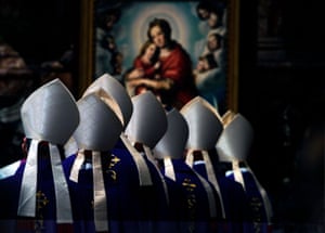 Ash Wednesday mass in St Peter’s Basilica, Vatican City, Italy