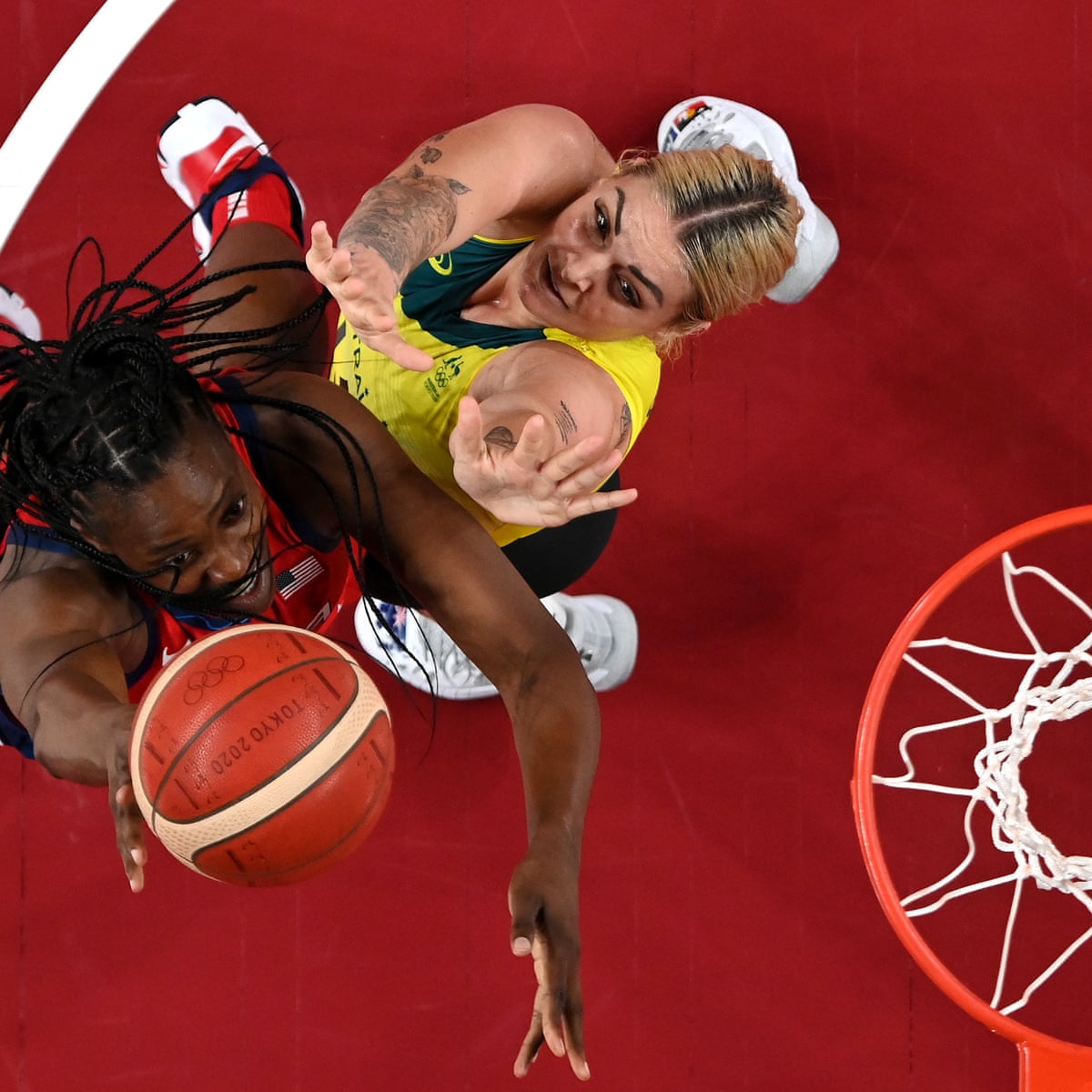 Us Too Good For Australia With No Sign Of Olympic Basketball Streak Ending Tokyo Olympic Games 2020 The Guardian World Cup 2022 Womens Basketball Medal Design