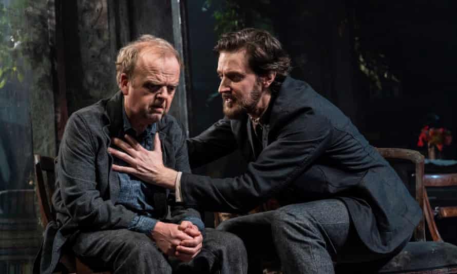 Toby Jones and Richard Armitage in Uncle Vanya in 2020.