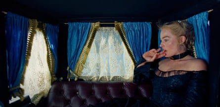 Margot Robbie (Cathy) in Wuthering Heights.