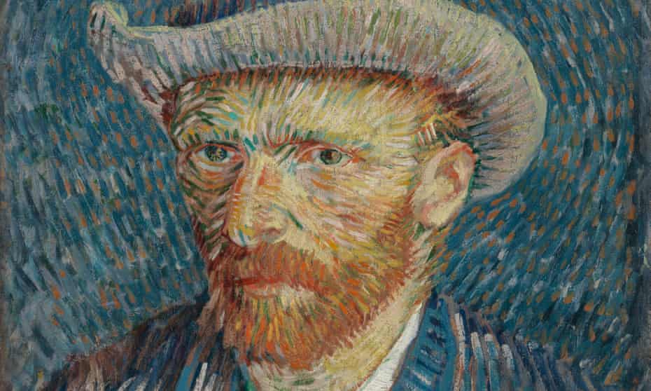 Self-Portrait With Grey Felt Hat by Vincent van Gogh, 1887.