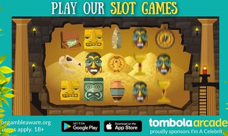 Screengrab from the Advertising Standards Authority for the gambling website Tombola.