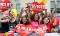 An anti-abortion rally in Belfast City.