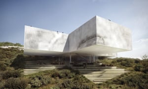 Michel Rojkind and Bjarke Ingels Group’s proposed ‘New Tamayo’ cultural museum in Atizapan would have looked out over Mexico City from a steep hillside.