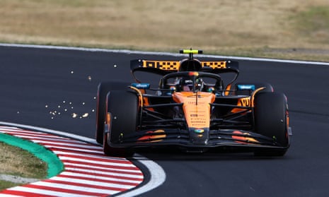 Lando Norris during Q2 qualifying at Suzuka Circuit