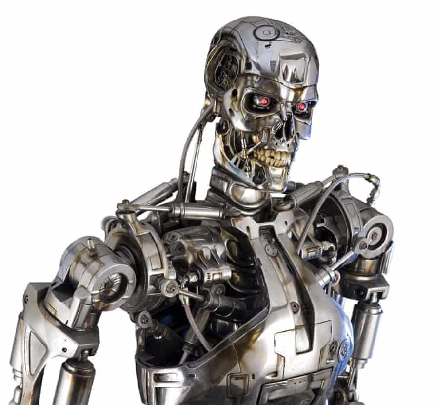 The ‘T-800 Endoskeleton’ from 1991 film Terminator 2, offering a less than benign vision of the robot age.