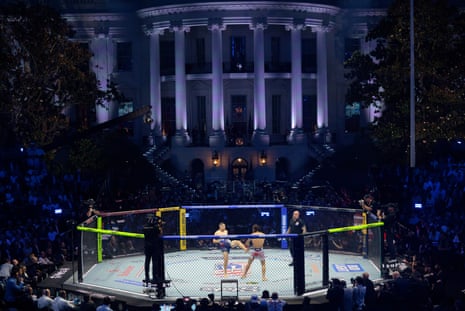 Diego Lopes and Steve Garcia meet in the octagon for the first fight of the night.