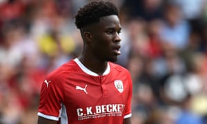 Striker Ike Ugbo is at Barnsley on a season-long loan from Chelsea.