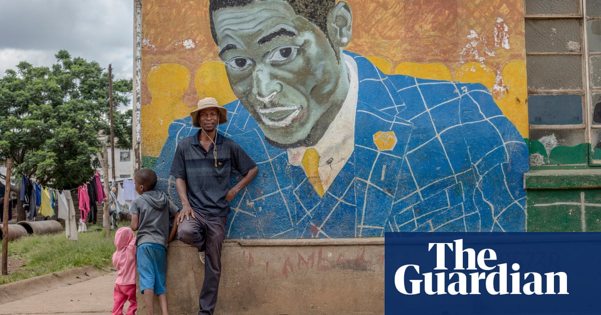 ‘These are our local heroes’: the artist painting murals of hope in a Zimbabwe township