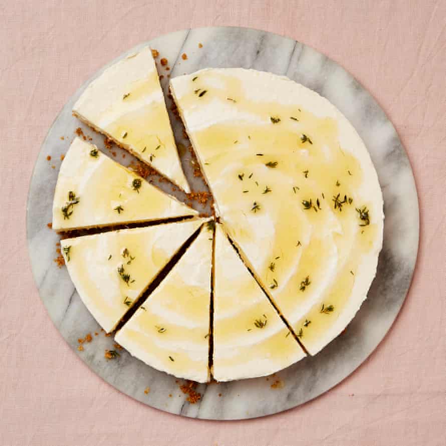 Yotam Ottolenghi’s honey and yoghurt set cheesecake.
