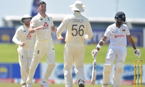 Jimmy Anderson makes Sri Lanka his happy hunting ground, for a change | England in Sri Lanka 2020-21 | The Guardian