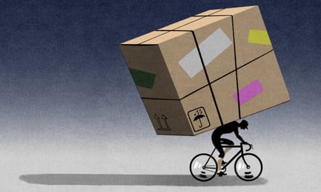 ‘If a courier gets sick or is involved in an accident, the company can just drop them.’