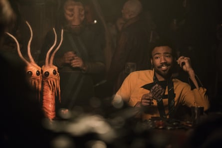 Donald Glover in Solo: A Star Wars Story.