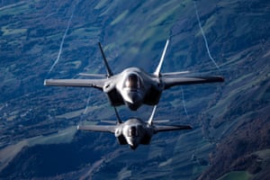 Amendola, Italy. F35s from Italy, the US and the Netherlands train together